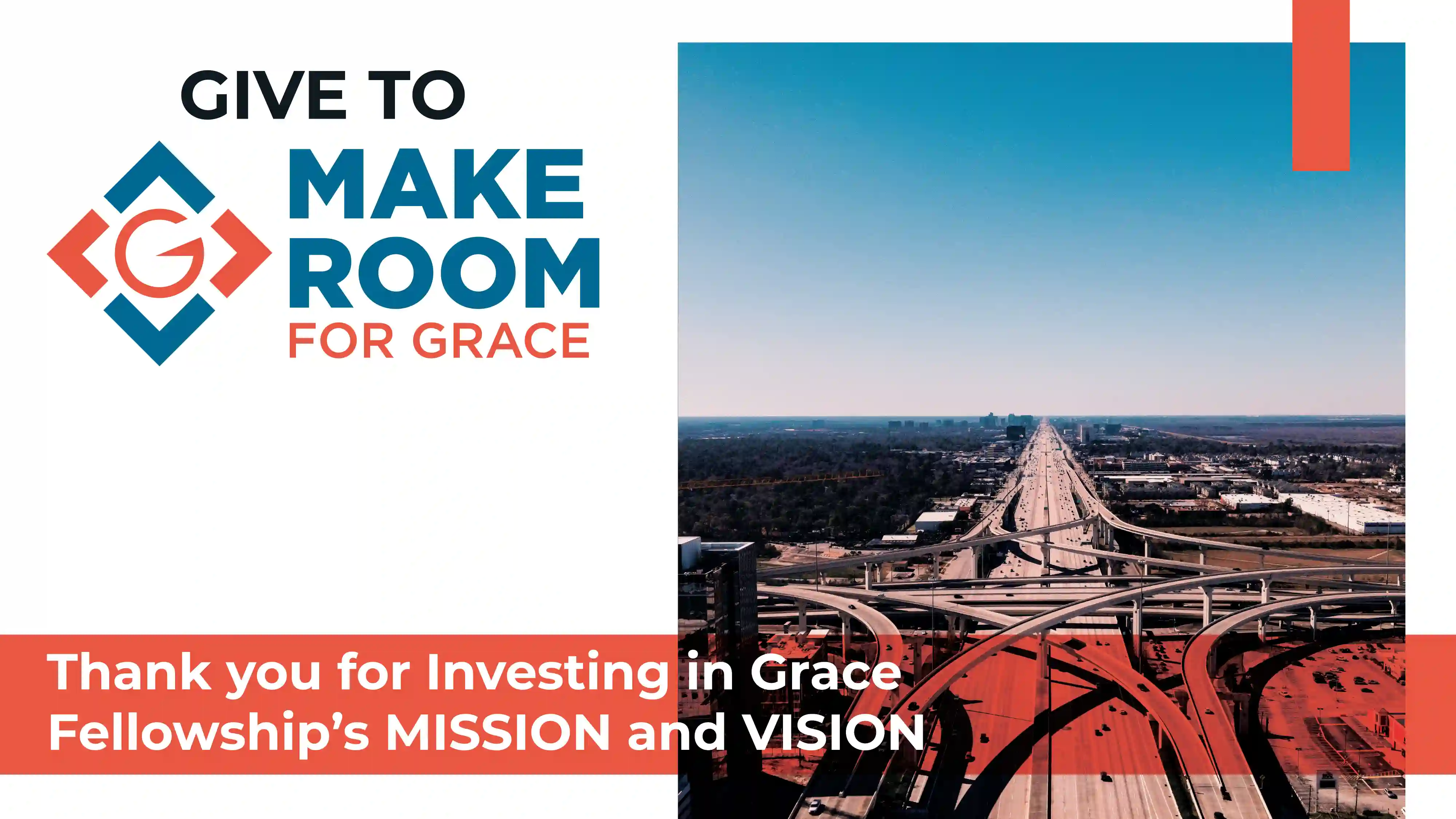 Make room for grace banner
